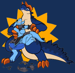 3_toes 4_fingers anthro anthro_on_anthro arm_grab armor assisted_exposure big_breasts black_sclera blue_body blue_mouth blue_penis blue_scales blue_tongue bodily_fluids bottomwear breast_grab breasts claws clitoris clothed clothing dripping duo featureless_breasts feet female fingers floppy_ears forced forced_exposure forced_undressing gauntlets genital_fluids genitals gloves green_eyes hand_on_breast handwear horn imminent_rape imminent_sex larger_male leaking_precum lifting_partner loincloth looking_down lop_ears male male/female nude_anthro orange_claws orange_horn orange_toe_claws partially_clothed penis precum precum_drip scales simple_background size_difference smaller_female snout spiked_penis spikes spikes_(anatomy) standing tail tan_body tan_scales thick_tail toes tongue torn_clothing torso_grab undressing vaginal_fluids vaginal_fluids_on_penis vulva white_horn white_toe_claws trout_(artist) kriv trout_(character) alligator alligatorid crocodilian kobold reptile scalie alpha_channel hi_res