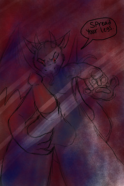anthro first_person_view forced genitals imminent_rape imminent_sex knot knotted_penis looking_at_viewer male penis perspective questionable_consent solo standing stonerkitty mythology dragon mythological_creature mythological_scalie scalie 2:3 hi_res