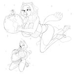after_vore anthro belly big_belly big_breasts breasts duo female female_pred huge_belly macro male overweight planet simple_background space vore white_background frakass canid canine canis domestic_dog equid equine horse mammal 1:1 2020 hi_res monochrome