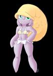 anthro anthrofied clothing female green_eyes pokemorph purple_body purple_skin shell simple_background solo swimwear transparent_background wet lagalamel nintendo pokemon fossil_pokemon generation_1_pokemon omanyte pokemon_(species) alpha_channel