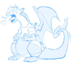ambiguous_gender belly big_belly bottomless clothed clothing featureless_crotch feral fire flaming_tail hair membrane_(anatomy) membranous_wings mid_transformation open_mouth partially_clothed roaring sharp_teeth simple_background solo tail tail_motion teeth torn_clothing transformation white_background wings sphinxgate mythology nintendo pokemon charizard dragon generation_1_pokemon human mammal mythological_creature mythological_scalie pokemon_(species) scalie monochrome sketch