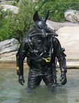 animal_mask black_clothing clothed clothing drysuit fully_clothed gloves handwear latex latex_clothing latex_skinsuit legs_in_water male mask outside partially_submerged real rubber_clothing scuba_gear skinsuit solo standing standing_in_water submerged_legs tight_clothing water wild_gasmasks anubian_jackal canid canine canis jackal mammal 2008 grandfathered_content photography_(artwork)