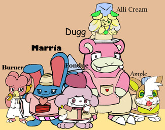 feet female food fruit male plant pseudo_hair simple_background smile tail text tongue tongue_out secretsableye nintendo pokemon alcremie azumarill food_creature generation_1_pokemon generation_2_pokemon generation_6_pokemon generation_8_pokemon lemon_cream_alcremie magby pokemon_(species) shellder_(slowbro) slowbro slurpuff yamper digital_media_(artwork) english_text hi_res