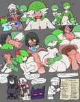 anthro big_breasts breast_play breasts fellatio female female/female foursome genitals group group_sex huge_breasts licking male male/female nipples oral penile penis sex text titfuck tongue tongue_out mutantnight mykiio nintendo pokemon team_skull dale_(mykiio) emily_valia fan_character grunt_(pokemon) hex_maniac iron_boy kiwi_(mutantnight) skull_grunt gardevoir generation_1_pokemon generation_3_pokemon gengar human kirlia mammal pokemon_(species) absurd_res english_text hi_res