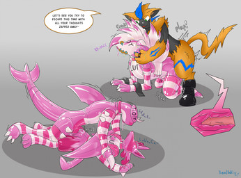 anal anal_penetration bodily_fluids captured chastity_bulge chastity_device drone dronification drooling duo fellatio femboy from_behind_position genitals goo_transformation grinding hypnosis latex lock_symbol male mind_control null_bulge oral orgasm_denial penetration penile penis pokemon_speak rubbing saliva sex speech_bubble text toy transformation wearing_chastity_device riggedreded nintendo pokemon edge von_(jsdk) zera_(gamingman98) garchomp generation_4_pokemon generation_7_pokemon legendary_pokemon lucario lycanroc pokemon_(species) zeraora 2024 english_text hi_res