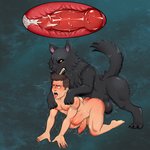 5_fingers abdominal_bulge ahegao all_fours anal anal_knotting anal_penetration animal_genitalia animal_penis anthro anthro_penetrating anthro_penetrating_human balls bestiality big_balls big_penis black_balls black_body black_fur bodily_fluids brown_hair canine_genitalia canine_penis claws cum cum_inside doggystyle duo erection feral feral_penetrating feral_penetrating_human fingers from_behind_position fur genital_fluids genitals hair human_on_anthro human_on_feral human_penetrated humanoid_genitalia humanoid_penis internal interspecies knot knotting looking_pleasured male male/male male_on_feral male_penetrated male_penetrating male_penetrating_male mounting penetration penis sex teeth toe_claws kiddeathx_(artist) mythology teen_wolf derek_hale stiles_stilinski canid canine canis human mammal mythological_canine mythological_creature werecanid werecanine werecreature werewolf wolf 1:1 hi_res