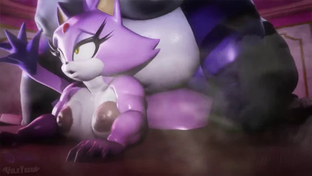 anthro anthro_on_anthro anthro_penetrated anthro_penetrating anthro_penetrating_anthro areola balls bed bedroom bedroom_sex belly big_balls big_belly big_breasts big_butt big_moobs big_penis bodily_fluids bouncing_belly bouncing_breasts bouncing_butt breasts bubble_butt butt butt_jiggle butt_size_difference curvy_figure duo female female_penetrated from_behind_position fur furniture genitals glistening glistening_body glistening_skin grey_areola grey_nipples holding_head huge_balls huge_breasts huge_butt huge_thighs jiggling larger_anthro larger_male male male/female male_anthro male_penetrating male_penetrating_female moan moobs musk nipples overweight overweight_anthro overweight_male penetration penis pinned purple_body purple_fur rear_view sex size_difference smaller_anthro smaller_female steam sweat sweaty_body tail thick_thighs sound_warning vulkyasha meilegoshi_(va) vickifox_(va) sega sonic_the_hedgehog_(series) big_the_cat blaze_the_cat domestic_cat felid feline felis mammal 2026 3d_(artwork) 3d_animation 4:3 animated digital_media_(artwork) high_framerate long_playtime loop sound voice_acted webm widescreen