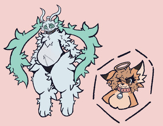 abdominal_bulge anthro belly bodily_fluids cum cum_inflation cum_inside duo female genital_fluids glowing glowing_cum inflation male male/female unusual_bodily_fluids unusual_cum unusual_genital_fluids sulphiex3 hi_res trans_(lore) trans_woman_(lore)