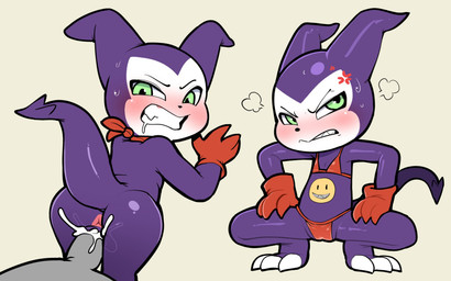 aggressive angry annoyed anthro anus bikini blush blushing_profusely bodily_fluids bubble_butt butt butt_focus captured clenched_teeth clothing cum cum_in_vagina cum_inside dominant dominant_male drooling duo embarrassed erection eye_roll female fingers flat_chested flustered fucked_silly genital_fluids genitals gloves half-closed_eyes handwear helpless looking_back looking_pleasured male male/female narrowed_eyes nervous overwhelmed penetration penile penile_penetration penis presenting presenting_hindquarters purple_body purple_tail rear_focus rear_view rough_sex saliva sex shaking shy small_butt submissive sweat swimwear tail teeth tsundere two-piece_swimsuit vaginal vaginal_penetration vulva itsunknownanon bandai_namco digimon digimon_(species) humanoid impmon 16:10 hi_res widescreen