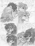 dialogue digitigrade duo feral feral_on_feral male male/male quadruped sex tail tail_tuft text tuft leovictor arthos kunei felid lion mammal pantherine 2008 comic english_text greyscale monochrome shaded