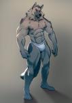 abs anthro biceps bulge clothing fur kemono male muscular muscular_anthro muscular_male pecs solo underwear tiggon_the_great canid canine canis domestic_dog german_shepherd herding_dog mammal pastoral_dog 2019 hi_res