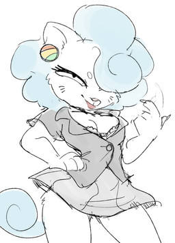 4_fingers afterimage anthro arms_bent beckoning big_breasts big_eyes biped black_eyes black_markings blep blue_hair blue_tail bottomwear bra breasts button_(fastener) cheek_tuft circle_eyebrows claws clothed clothed_anthro clothed_female clothing curled_tail ear_piercing ear_ring eyebrows facial_tuft female fingers frilly frilly_bra frilly_clothing frilly_underwear fully_clothed fully_clothed_anthro fully_clothed_female fur fur_tuft fusion gesture grey_bottomwear grey_bra grey_clothing grey_miniskirt grey_shirt grey_skirt grey_topwear grey_underwear hair hair_over_eye hand_on_hip hand_on_own_hip humanoid_hands iris leg_tuft light_body light_fur light_hair looking_at_viewer markings mature_anthro mature_female medium_hair miniskirt monotone_body monotone_fur mouth_closed no_pupils one_eye_half-closed piercing pink_nose pink_tongue pointy_ears pose prick_ears puffy_hair ring_piercing shirt short_sleeves simple_background skirt smile smiling_at_viewer smirk smirking_at_viewer snout solo standing tail thick_thighs three-quarter_view tongue tongue_out topwear tuft underwear whisker_markings white_background white_body white_breasts white_claws white_ears white_eyebrows white_fur white_inner_ear white_sclera wide_hipped_anthro wide_hipped_female wide_hips 4chan_anon unknown_artist cartoon_network the_amazing_world_of_gumball nicole_watterson nicoshida yuki_yoshida domestic_cat felid feline felis mammal 2025 colored_sketch digital_drawing_(artwork) digital_media_(artwork) portrait sketch three-quarter_portrait