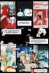 bottomwear breasts cleavage clothed clothing female genitals jewelry necklace not_furry pussy shirt skirt text thong topwear underwear thekite nintendo panasonic pokemon eerie_(thekite) lou_(thekite) gardevoir generation_3_pokemon human humanoid kirlia mammal pokemon_(species) ralts shiny_pokemon comic english_text hi_res