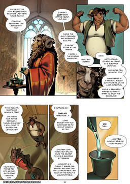 5_fingers anthro beverage big_muscles black_hair brown_eyes building clothed clothed_anthro clothed_male clothing container cup curled_horn curly_hair detailed_background dialogue digtial_drawing_(artwork) duo eyebrows facial_hair fantasy fingers flashback flexing flexing_bicep flexing_both_biceps flexing_muscles hair horn large_male male muscular muscular_anthro muscular_arm muscular_male pouring pouring_liquid robe smile smiling_at_viewer speech_bubble talking_to_another tea tea_cup tea_kettle text thick_eyebrows purplebirdman roshim_(purplebirdman) bovid caprine mammal sheep 2024 better_version_at_paywall colored comic detailed digital_media_(artwork) english_text multiple_scenes shaded url