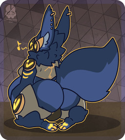 3_toes anthro balls big_butt blue_body blue_fur butt feet fur genitals machine male nude overweight screen screen_face simple_background slightly_chubby smile solo thick_thighs toes kokoro-doll voyager_(kokoro-doll) mammal protogen robot 2021 digital_media_(artwork) hi_res