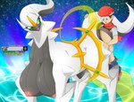2024 absurd_res arceus areola bestiality big_breasts breasts busty_feral clothed clothing colored detailed digital_media_(artwork) duo equid equine eyelashes female feral feral_penetrated from_behind_position generation_4_pokemon green_eyes hand_on_butt hi_res huge_breasts human human_on_feral human_penetrating human_penetrating_female human_penetrating_feral interspecies kayasamix larger_female larger_feral larger_penetrated legendary_pokemon light_body logo looking_pleasured male male/female mammal mature_female nintendo nipples nude nude_female open_mouth partially_clothed penetration pink_areola pink_nipples pokemon pokemon_(species) pokephilia quadruped raised_tail sex simple_background size_difference smaller_human smaller_male smile spread_legs spreading tail tan_body text tongue tongue_out toony white_body