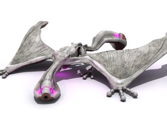 3_fingers 3_toes ambiguous_gender bioluminescence eyeless feet feral fingers glowing long_neck long_tail membrane_(anatomy) membranous_wings simple_background solo tail toes white_background wings deino_(artist) capcom monster_hunter flying_wyvern gigginox 2009 3d_(artwork) 4:3 autodesk_3ds_max_(artwork) digital_media_(artwork) full-length_portrait portrait