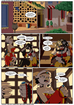anthro beak breasts building duo female inside sitting speech_bubble text fidchellvore avian 2025 comic english_text