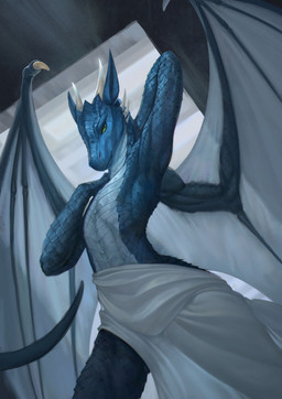 anthro arm_above_head athletic athletic_anthro athletic_male back_wings bed_sheet bedding biped blue_body blue_scales cheek_spikes claws countershade_scales countershade_torso countershading detailed_background detailed_scales doorway facial_spikes green_eyes hand_on_shoulder horn in_doorway large_wings long_tail looking_at_viewer low-angle_view male male_anthro membrane_(anatomy) membranous_wings mostly_nude_anthro mostly_nude_male nude pointy_ears pose prick_ears raised_arm ridges scales slim_anthro slim_male solo spikes spikes_(anatomy) tail tasteful_nudity text three-quarter_view triceps wing_claws wings conditional_dnp royz mythology sajura_(saradi) dragon mythological_creature mythological_scalie scalie 2025 artist_name detailed digital_media_(artwork) digital_painting_(artwork) hi_res painting_(artwork) portrait shaded soft_shading three-quarter_portrait