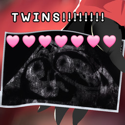 female pregnant solo ultrasound sylsyl milkacow humanoid 1:1 sibling_(lore) twins_(lore)