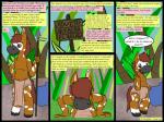 4:3 age_regression anthro child clothed clothing collaboration comic diaper digital_media_(artwork) english_text equid equine flashback horse kammypup_(artist) male mammal ponce runt_(artist) shrinking size_transformation solo text toddler transformation wearing_diaper young young_anthro young_male