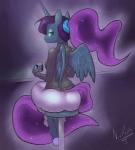 anthro anthrofied big_butt blue_fur breasts butt constellations counter cyan_eyes equine eyeshadow female friendship_is_magic fur hair hi_res hooves horn horse looking_at_viewer looking_back makeup mammal mug my_little_pony nivrozs pony ponytail princess_luna_(mlp) purple_hair side_boob sitting skirt smile solo stool sweater turtleneck winged_unicorn wings
Rating: Safe
Score: 19
User: Fluttershy
Date: September 09, 2013