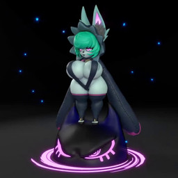 animal_ears animal_nose areola big_breasts big_butt bikini black_background black_bikini black_clothing black_footwear black_hoodie black_legwear black_lipstick black_shoes black_swimwear black_thigh_highs black_topwear breasts butt clothed clothing eyelashes female footwear fur genitals gradient_background green_hair grey_areola grey_background grey_body grey_fur grey_nipples hair high_heels hoodie huge_breasts inner_ear_fluff legwear lipstick long_sleeves makeup nipples nude one-piece_swimsuit pink_eyes shoes short_hair shortstack simple_background skimpy sling_bikini solo swimwear thick_thighs thigh_highs topwear tuft two-piece_swimsuit vulva wide_hips general_buta league_of_legends riot_games tencent vex_(lol) humanoid yordle 1:1 3d_(artwork) 3d_animation animated digital_media_(artwork) long_playtime loop no_sound turntable_(animation) video