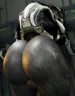 anthro armor backsack balls big_butt bottom_heavy bottomless bottomless_anthro bottomless_male bouncing_butt butt butt_jiggle clothed clothing genitals grey_body grey_skin jiggling male rear_view shaking_butt solo thick_thighs topwear wide_hips willie_piv halo_(series) microsoft xbox_game_studios alien sangheili 2025 3d_(artwork) 3d_animation animated digital_media_(artwork) hi_res loop no_sound short_playtime webm