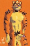 abs anthro biceps big_penis erection eyewear fur genitals male muscular muscular_anthro muscular_male nipples nude pecs penis pose solo stripes tongue humbuged inmomakuro joh29 humplex toraz felid mammal pantherine tiger 2012