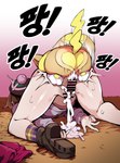 3_toes ass_up bestiality big_butt bodily_fluids bottomless bottomless_female brown_hair butt censor_bar clothed clothing cum cum_drip cum_from_pussy cum_in_pussy cum_inside cum_on_ground dripping duo excessive_cum excessive_genital_fluids faceless_character faceless_female faceless_feral faceless_human faceless_male feet female female_human female_on_feral female_penetrated feral feral_penetrating feral_penetrating_female feral_penetrating_human footwear from_behind_position fucked_silly fur genital_fluids genitals hair hat headgear headwear human_on_feral human_penetrated ineffective_censorship interspecies larger_female larger_human larger_penetrated leaking_cum male male/female male_on_human male_penetrating male_penetrating_female male_penetrating_human motion_lines no_underwear on_ground partially_clothed penetration penile penile_penetration penis penis_in_pussy perching_position pink_penis pokephilia presenting presenting_hindquarters presenting_pussy pussy rear_view sex shirt shoes simple_background size_difference skirt_on_floor skirt_removed smaller_feral smaller_male socks spread_legs spreading sweater tail text thrust_lines thrusting toes topwear vaginal vaginal_penetration vein veiny_penis yellow_body yellow_butt yellow_fur yellow_tail gongtak nintendo pokemon gloria_(pokemon) generation_8_pokemon human mammal pokemon_(species) yamper absurd_res censored hi_res korean_text