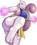 areola big_breasts breasts butt clothing female fighting_pose holowear_(pokemon) huge_breasts nipple_outline nipples pose purple_areola purple_nipples raised_leg tail mcerror game_freak nintendo pokemon pokemon_unite martial_arts_style_mewtwo generation_1_pokemon legendary_pokemon mewtwo pokemon_(species) 2023 5:6 absurd_res hi_res