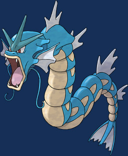 ambiguous_gender barbel_(anatomy) blue_body blue_whiskers dorsal_fin fangs feral fin front_view head_crest narrowed_eyes open_mouth red_eyes serpentine sharp_teeth simple_background solo tail tail_fin teeth three-quarter_view transparent_background whiskers white_fin ken_sugimori nintendo pokemon generation_1_pokemon gyarados marine pokemon_(species) alpha_channel full-length_portrait official_art portrait