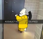 angry anthro blursed_image broom cleaning_tool clothing door hallway humor male male_anthro paintover photo_background solo yellow_clothing tiredlycrooked nine_sols real_world red_candle_games yi_(nine_sols) felid feline mammal solarian 2025 meme photography_(artwork)