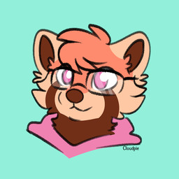 anthro brown_body brown_fur brown_inner_ear brown_nose clothing eyewear fur glasses hoodie male male_anthro orange_body orange_fur pink_clothing pink_eyes pink_hoodie pink_topwear rectangular_glasses simple_background solo tan_body tan_fur teal_background topwear wearing_glasses cloudpie conditional_dnp artyom_(artyomtheredpanda) ailurid mammal red_panda 1:1 2023 clip_studio_paint_(artwork) colored_sketch digital_drawing_(artwork) digital_media_(artwork) flat_colors headshot_portrait icon portrait signature sketch