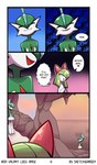 cave dialogue duo female good_girl looking_away male not_furry scared sky smile text thin_thighs walking_away wide_hips sketchygarden nintendo pokemon noble_(sketchygarden) serenity_(sketchygarden) gallade generation_3_pokemon generation_4_pokemon humanoid kirlia pokemon_(species) absurd_res comic english_text hi_res