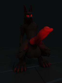 animal_genitalia animal_penis anthro balls big_balls big_penis canine_genitalia canine_penis digitigrade genitals glowing huge_balls huge_penis hyper hyper_balls hyper_genitalia hyper_penis knot male penis sheath solo ultrayanto covac canid canine canis mammal wolf 3:4 3d_(artwork) absurd_res digital_media_(artwork) hi_res