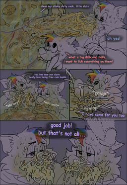 anthro aroused black_border bodily_fluids border cum cumshot drunk ejaculation feces food food_fetish food_on_back food_on_belly food_on_body genital_fluids group lgbt_pride lgbt_rainbow male male/male musky_anus musky_balls musky_body musky_feet musky_penis new_slut overweight overweight_anthro overweight_male penis_cheese penis_in_mouth sex_slave slave slob slutty_face smegma substance_intoxication text touching_butt trio urine watersports weight_gain danothegingerfatass dragon_ball dragon_ball_super looney_tunes metro-goldwyn-mayer tom_and_jerry warner_brothers champa sylvester_(looney_tunes) thomas_cat felid god_of_destruction mammal absurd_res comic english_text hi_res
