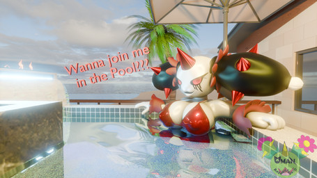 anthro big_breasts bikini breasts cactus clothing exposed_breasts female plant sitting sitting_in_water solo swimwear teasing teasing_viewer teasing_with_breasts two-piece_swimsuit omananimations coel3d_(modeler) nintendo pokemon rose_(omananimations) cactus_creature cactus_humanoid elemental_creature elemental_humanoid flora_fauna generation_5_pokemon humanoid maractus plant_humanoid pokemon_(species) 16:9 3d_(artwork) absurd_res digital_media_(artwork) hi_res widescreen