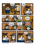 anthro dialogue male text katie_tiedrich animal_crossing awkwardzombie nintendo booker_(animal_crossing) kabuki_(animal_crossing) katie_tiedrich_(persona) villager_(animal_crossing) bulldog canid canine canis domestic_cat domestic_dog felid feline felis human mammal mastiff molosser 2013 comic english_text url