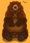 animal_genitalia balls belly feral flaccid genitals male nude obese obese_feral obese_male overweight overweight_feral overweight_male penis sheath solo dakota-bear brother_bear disney tug_(brother_bear) bear brown_bear grizzly_bear mammal ursine hi_res