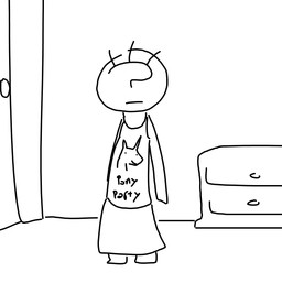 ?_face clothed clothing not_furry solo text the_weaver toybox_pals anon human mammal comic english_text monochrome
