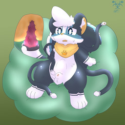 animal_genitalia dildo dildo_insertion genitals male semi-anthro sex_toy sex_toy_insertion sheath slime_sex solo yusukeskunk yusuke_frostheart aquatic cephalopod coleoid decapodiform goo_creature hybrid mammal mephitid mollusk skunk squid 1:1 absurd_res hi_res