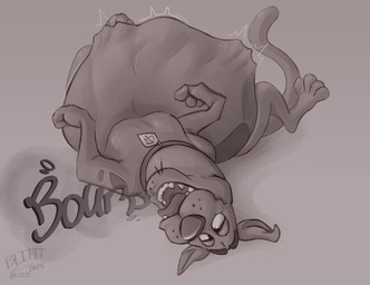 abdominal_bulge after_vore belly big_belly burp_cloud burping collar feral feral_pred huge_belly lying male male_pred on_back open_mouth same_size_vore struggling struggling_prey tail tongue vore blitzit hanna-barbera scooby-doo_(series) scooby-doo canid canine canis domestic_dog great_dane mammal mastiff molosser absurd_res hi_res