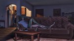 2000s_theme 3_toes anthro apartment beverage cigarette clothed clothing cooking duo early_2000s feet female furniture gaming long_tail looking_at_viewer lounging male multicolored_body oversized_clothing oversized_topwear partially_clothed pseudo_hair retro_computer shirt smoking soda t-shirt tail tentacle_hair tentacles toes topwear two_tone_body y2k adm alien alien_humanoid cerelian human humanoid mammal reptile scalie 16:9 3d_(artwork) 4k absurd_res digital_media_(artwork) hi_res widescreen