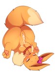 arms_tied bdsm big_butt bodily_fluids bound bow_accessory butt cum cum_drip cum_inside dripping female feral genital_fluids genitals heart_eyes heart_symbol pussy simple_background solo thick_thighs tongue tongue_out white_background seviyummy third-party_edit nintendo pokemon nuzzle_the_eevee eevee generation_1_pokemon pokemon_(species) 3:4 absurd_res censor_removal_edit hi_res warm_colors