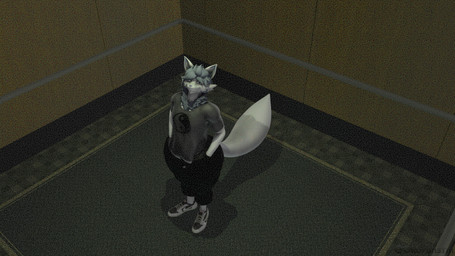 anthro clothed clothing elevator footwear fur grey_body grey_fur legwear looking_at_viewer male shoes sneakers solo tail ok_bruh vicente_(okbruh) canid canine fox mammal 16:9 3d_(artwork) digital_media_(artwork) hi_res source_filmmaker_(artwork) widescreen