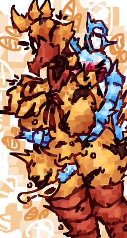 anthro areola beak belly_grab big_breasts black_sclera blue_body blue_fur blush bodily_fluids breast_squish breasts cum duo eyes_closed female fluffy fluffy_tail flying_sweatdrops fur genital_fluids genitals happy looking_at_viewer looking_pleasured machine male male/female motion_lines nipples one_eye_closed open_beak open_mouth orange_areola orange_nipples orgasm outercourse penis pubes rear_view sex shaking slightly_chubby slightly_chubby_female squish sweat sweatdrop tail thick_thighs thrusting trembling trembling_for_pleasure twitching vaginal_fluids vaginal_fluids_on_penis vulva white_tail yellow_body yellow_fur scaliescum five_nights_at_freddy's five_nights_at_freddy's_2 scottgames toy_bonnie_(fnaf) withered_chica_(fnaf) animatronic avian lagomorph mammal robot hi_res portrait three-quarter_portrait