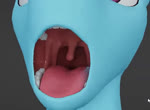 ambiguous_gender big_uvula blue_body feral inside_mouth mawplay mouth_shot open_mouth pink_tongue presenting_mouth purple_eyes solo swinging_uvula teasing teeth throat tongue tongue_out uvula wiggle foxidro hasbro my_little_pony equid equine horse mammal pony 3d_(artwork) 3d_animation animated digital_media_(artwork) long_playtime no_sound webm