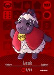 ambiguous_gender bell clothed clothing fur horn solo white_body white_fur wool_(fur) spider26 animal_crossing cult_of_the_lamb massive_monster_(studio) nintendo lamb_(cult_of_the_lamb) red_crown_(cult_of_the_lamb) bovid caprine humanoid mammal sheep digital_media_(artwork)