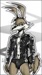 2013 abs anthro brown_fur bulge canine chest_tuft clothing coyote fred_e_coyote_(character) fur hair jacket kcee leather leather_jacket looking_at_viewer male muscles open_shirt pose shirt solo speedo standing swimsuit toned tuft white_fur
Rating: Questionable
Score: 5
User: Ralph-E-Coyote
Date: January 02, 2014